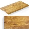 Deska do serwowania z drewna oliwnego prostokątna 350 x 150 x 18 mm - Hendi 505182