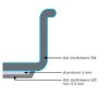 Garnek niski Kitchen Line z pokrywką 4,9 l śr. 240 x 110 h - Hendi 836026