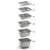 Pojemnik GN 1/3 stalowy Kitchen Line wys. 40 mm - Hendi 806418