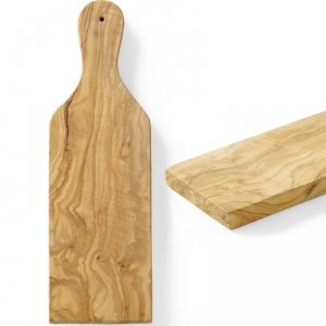 Deska do serwowania z drewna oliwnego z uchwytem 350 x 120 x 18 mm - Hendi 505243