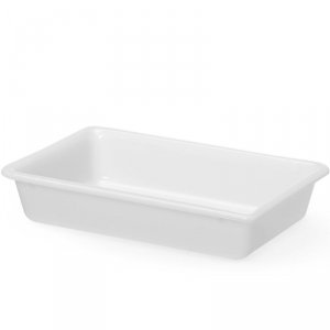 Pojemnik do panierowania płaski 3 l 340x235x70 mm - biały