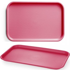 Taca do serwowania Fast Food GN 1/1 530x325 mm - czerwona