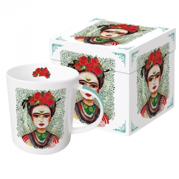 Frida "Wspomnienie" Kubek Porcelanowy w Ozdobnym Pudełku 350 ml