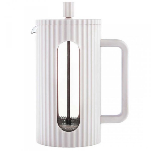 ZAPARZACZ TŁOKOWY DO KAWY/HERBATY 1000ml KLAUSBERG KB-7753 JASNY SZARY