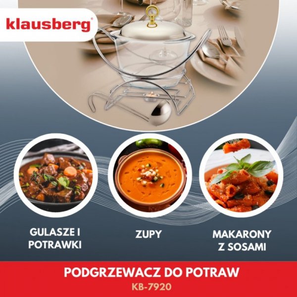 PODGRZEWACZ ŻAROODPORNY WAZA 4L KLAUSBERG KB-7920