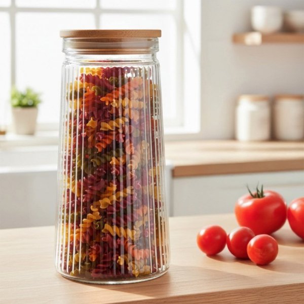 SZKLANY POJEMNIK KUCHENNY NA PRODUKTY SYPKIE 1,4L 229246