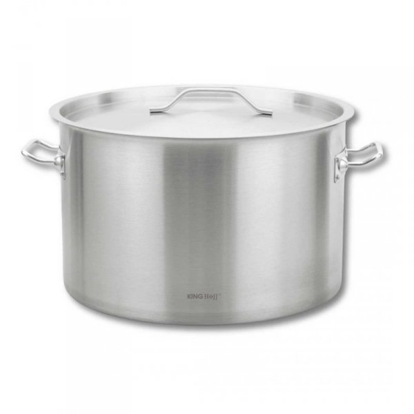 GARNEK GASTRONOMICZNY Z POKRYWĄ STALOWĄ Ø40cm 32L KINGHOFF KH-2026