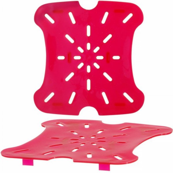 Ociekacz sztuczne dno do pojemników Cambro 5.7 / 7.6 l 187x181x16 mm - czerwony