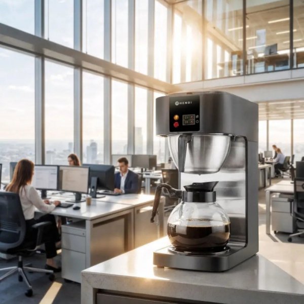 Kawiarka zaparzacz przelewowy do kawy z dzbankiem 1.8L do filtrów 110/250mm Hendi 208533