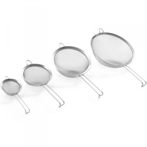 Sito sitko kuchenne stalowe nierdzewne gęste śr. 105 mm  - HENDI 638309