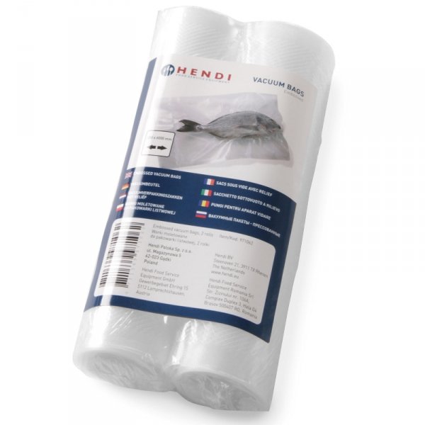 Worki moletowane do pakowarek próżniowych listwowych 280x6000mm 2 ROLKI