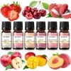 Olejek eteryczny Zestaw Olejków Zapachowych Owocowa Rozkosz EUQEE 6 x 10ml