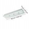 Lampa PLAFON LED szklana z kryształkami LUSTRO chrom IP20 ELEGANCKI DESIGN