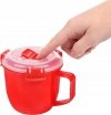 Kubek pojemnik na żywność zupę SISTEMA do mikrofalówki 565ml CZERWONY