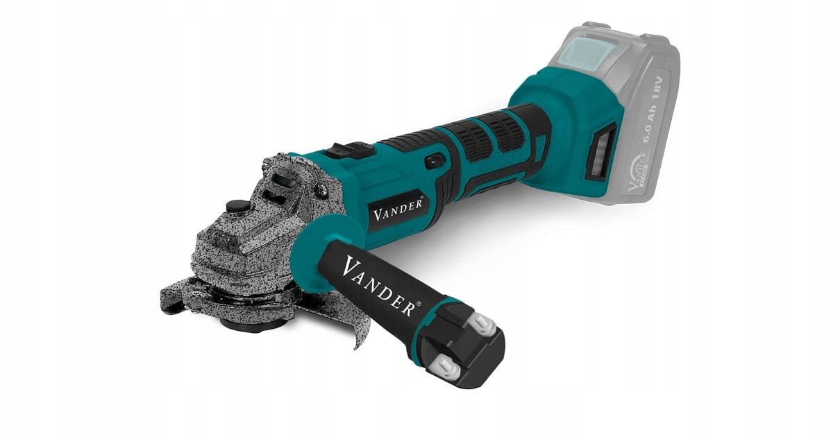kです。 SZLIFIERKA KĄTOWA 125mm AKUMULATOROWA 18V VANDER AKU+ - Szlifierki