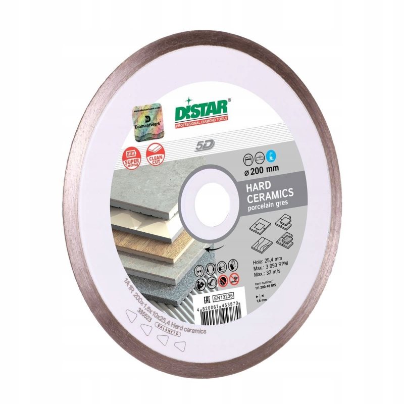 Tarcza DIAMENTOWA 230x1,6mm DISTAR HARD CERAMICS