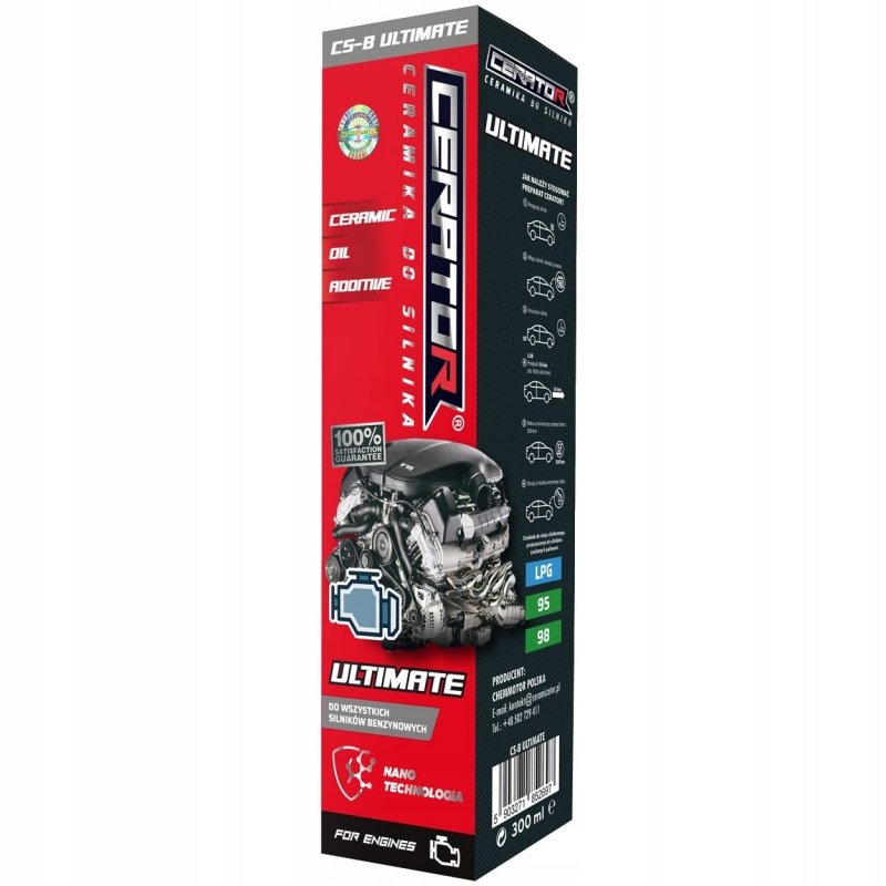 CERATOR CS-B ULTIMATE 300ml – Zaawansowana ochrona i regeneracja silnika
