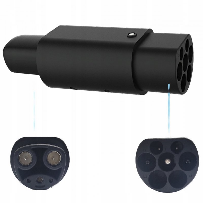 Adapter do ładowania samochodu TYP 2 AC TESLA S X 3 Y USA do EU