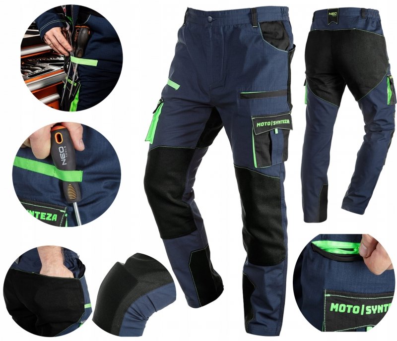 Spodnie robocze męskie monterskie BHP NEO roz. XXL