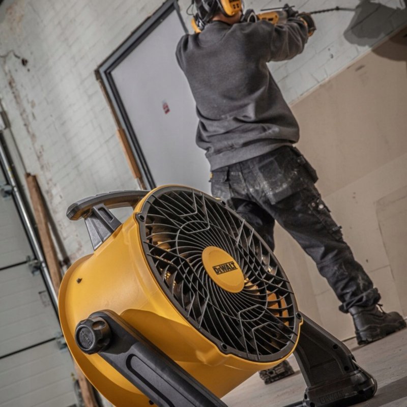 Wentylator podłogowy wiatrak budowlany przemysłowy 120W 40cm 60dB DeWalt