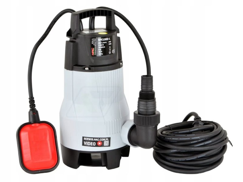 Pompa zatapialna do brudnej wody NAC 1000W