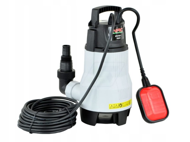 Pompa do wody brudnej zatapialna NAC 750W 14000l/h