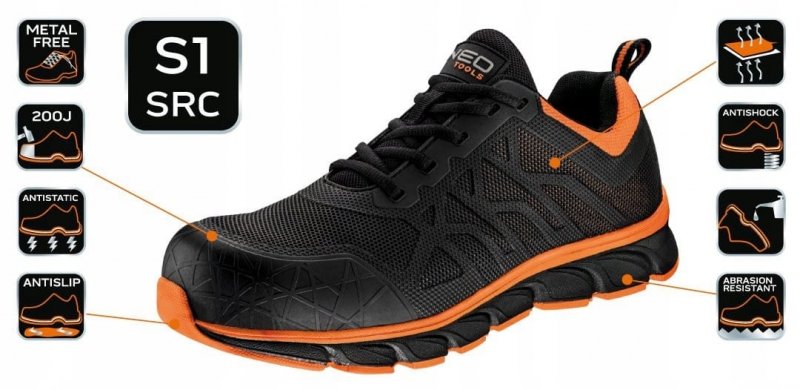 BUTY ROBOCZE PÓŁBUTY OCHRONNE KOMPOZYT NEO ROZM.42