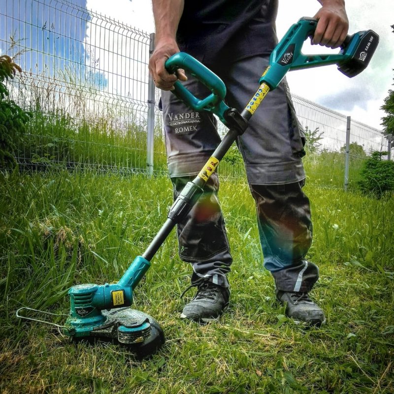 Podkaszarka kosa akumulatorowa 18V z regulacją wysięgnika AKU+ Vander