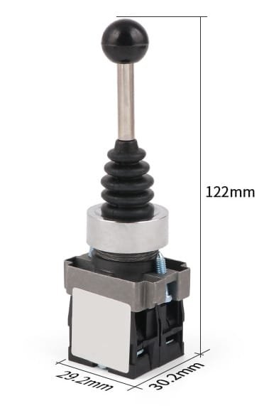 Manipulator Joystick elektryczny 2-POZYCJE FI-22mm MONOSTABILNY CHWILOWY