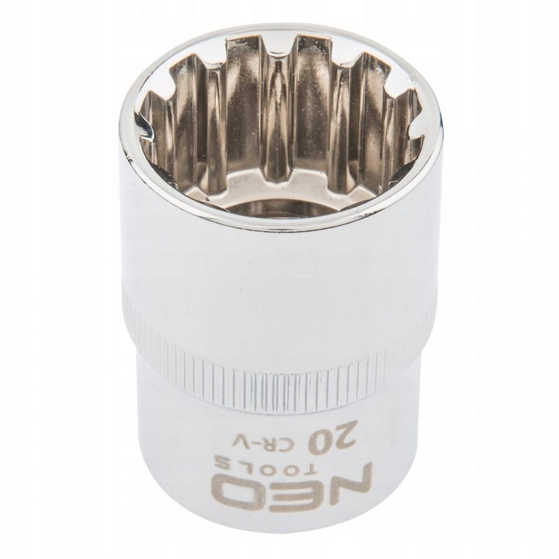 NEO 08-592 Nasadka Spline 1/2", 20 mm
