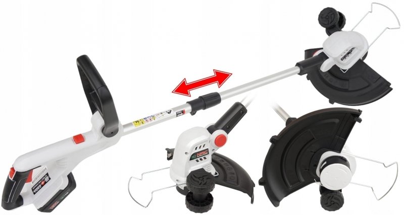 Podkaszarka kosa wykaszarka akumulatorowa 2Ah NAC 18V regulacja