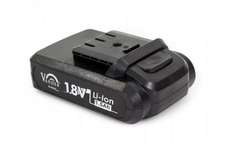 Wiertarko wkrętarka 18V 2x1,5Ah + osprzęt VANDER