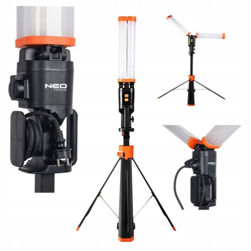 Halogen lampa budowlana warsztatowa 360 STOPNI 2x4300Lm NEO TOOLS 99-099