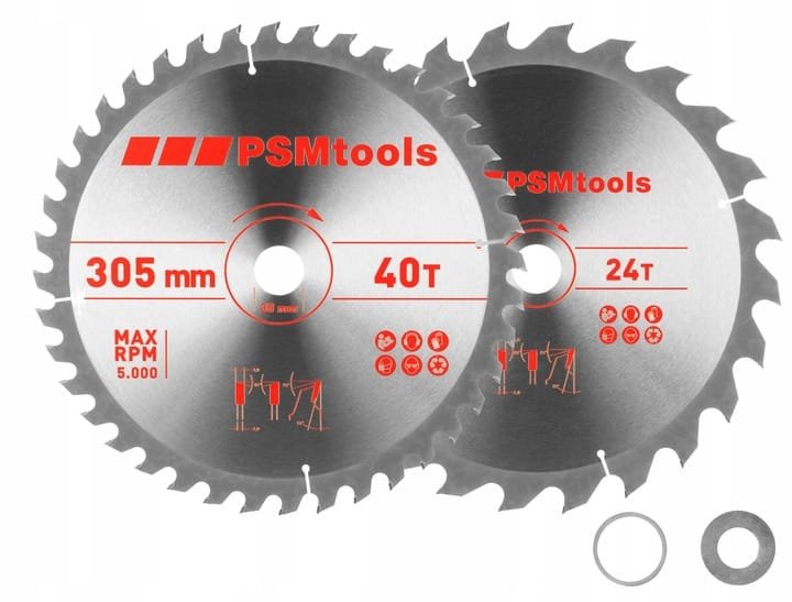 Piła ukośnica z posuwem 305mm 2000W laser 3xTARCZA