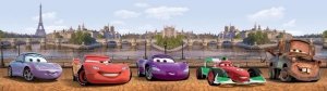 Bord Disney Cars in London 10cm Auta Samochody pasek dekoracyjny