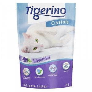 Żwirek Tigerino Crystals Lavender 5l silikonowy