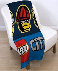 Koc polarowy Lego City Heroes 120x150cm