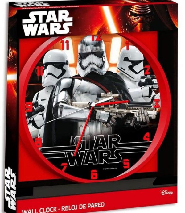 Zegar Star Wars wiszący The Force Awakens