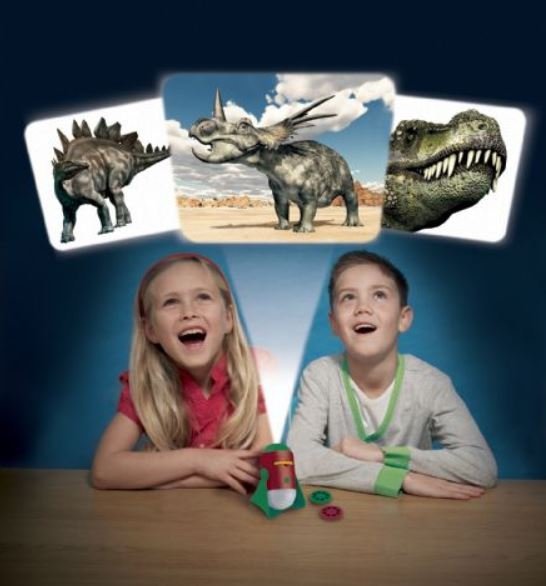 Lampka nocna i projektor slajdów z Dinozaurami