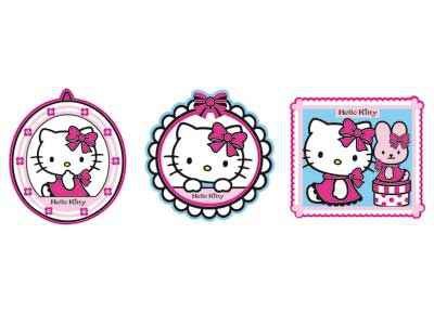 Dekoracje piankowe Hello Kitty