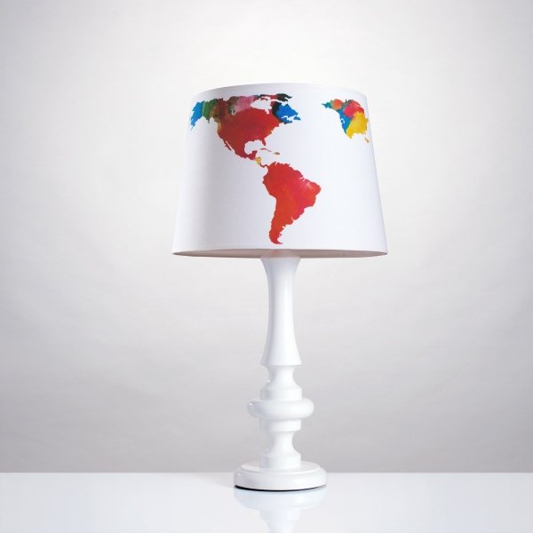 Lampka nocna Mapa Świata duża