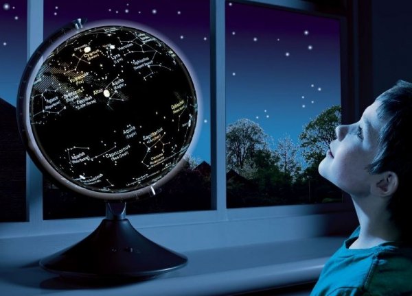 Globus Planetarium konstelacje znaki zodiaku LED