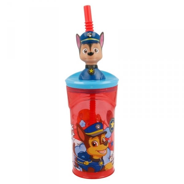Bidon Kubek ze słomką Psi Patrol PAW 3D 360ml