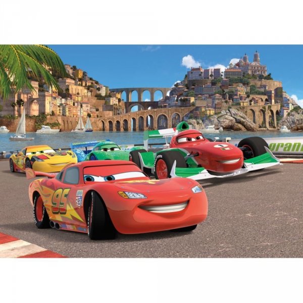 Fototapeta Disney Cars Auta Wyścig 360x254cm