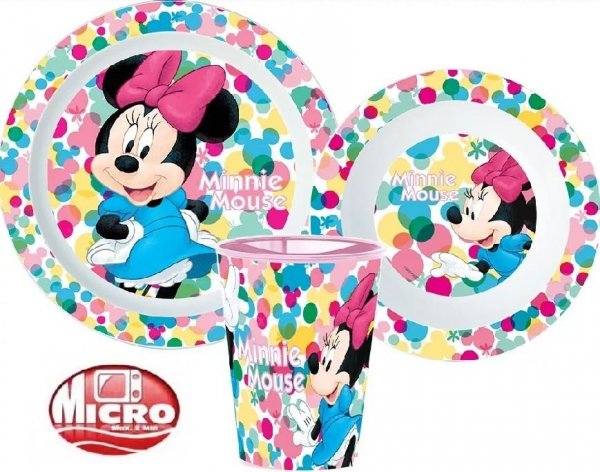 Zestaw obiadowy Myszka Mini Minnie Mouse