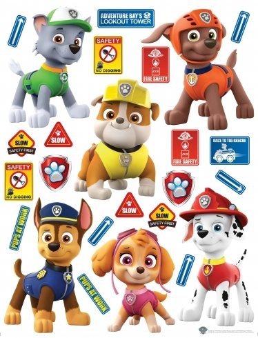 Naklejka PAW Psi Patrol Rubble