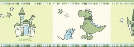 Pasek dekoracyjny Dinozaury 1091-18 Border Esprit Kids 3