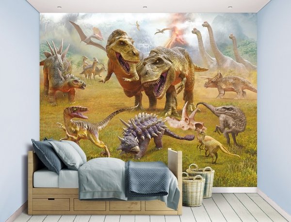 Tapeta 3D Dinozaury II new