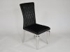 Tapicerowane welurowe wytworne krzesło na stylizowanych nogach