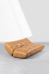 Rozkładana Sofa Do Salonu Skórzana Mateo Brąz